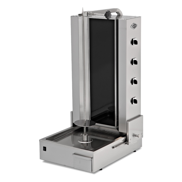Robax Glass Electrical - Gas Shawarma Machines (Motor at bottom) 